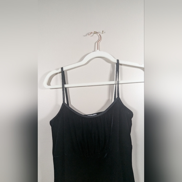 Vintage 90s velvet mini dress - Picture 3 of 5